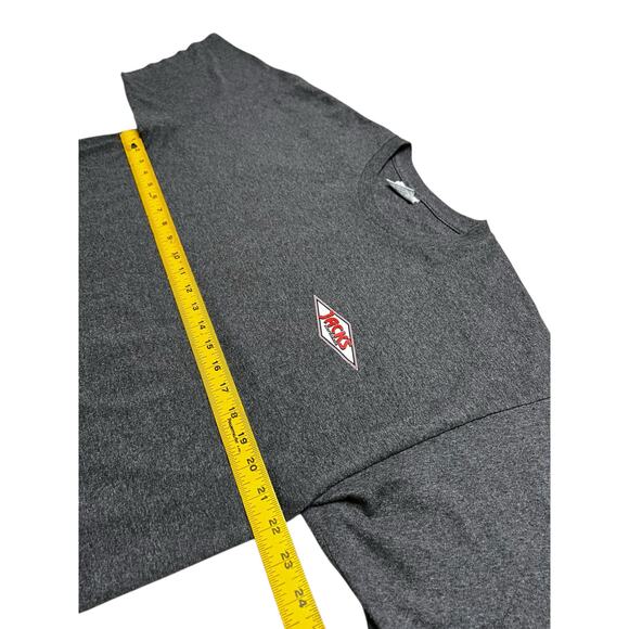 Y2K Jacks Surfboards Shirt Mens large Gray / Red Outdoors Surfer Surfing Retro - Picture 7 of 8